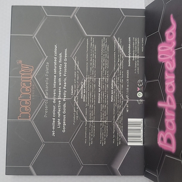 BeeBeauty London Barbarella Eyeshadow Palette - Picture 7 of 8